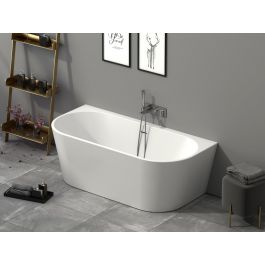 Freestanding Double Ended Back to Wall Bath 1700 x 800mm - Alto -  Furniture123