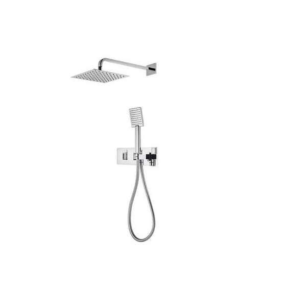 Roper Rhodes Elate Dual Function Concealed Shower System With Shower Head And Handset - Chrome