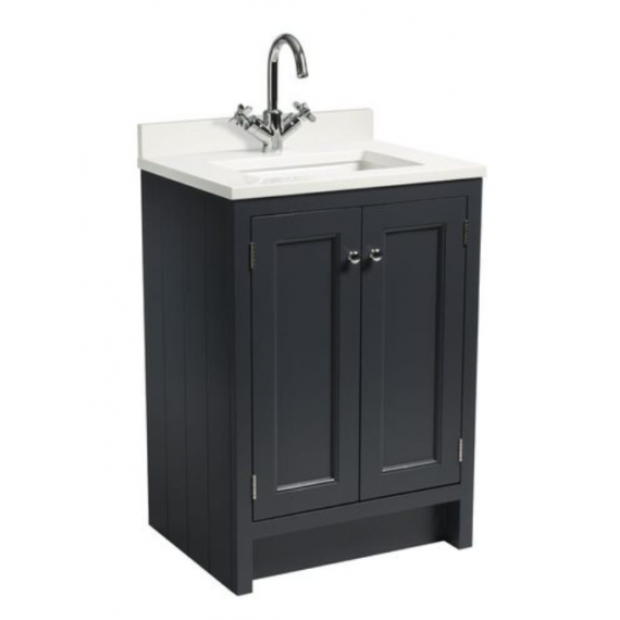 Roper Rhodes 600mm Hampton Underslung Basin Unit - Slate Grey